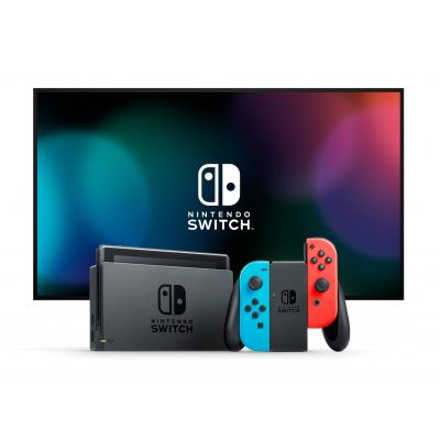 24. Nintendo Switch Portable Game Console 15.8 cm (6.2") 32 GB Touchscreen Wi-Fi Blue, Gray, Red