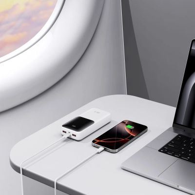 8. Powerbank Tech-Protect PB02 20000mAh 22.5W - white