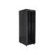 3. LANBERG FLOOR RACK CABINET 19" 37U 600X800 GLASS DOOR LCD BLACK FF01-6837-12BL (FLAT PACK)