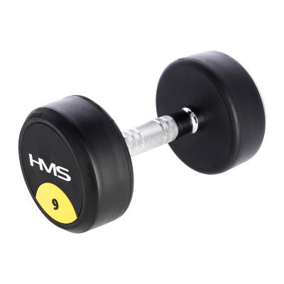 2. Rubber-coated dumbbell 9kg HMS HG PRO 9
