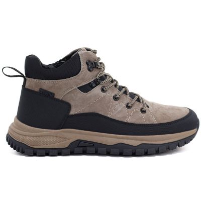 2. Men's leather insulated boots beige Big Star UU174247