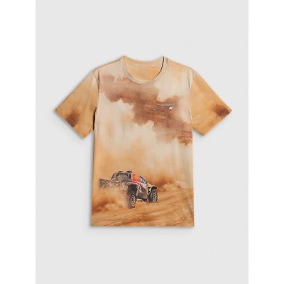 5. Men's regular printed T-shirt 4F 4FRSS26TTSHM4237-83A