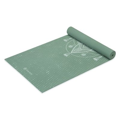 12. Gaiam Celestial Green Yoga Mat 5 MM 64950