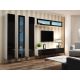 8. VIGO display cabinet '90' glass 90/35/32 white/black combination