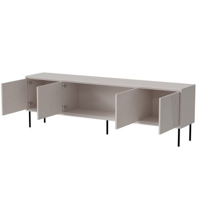 2. TV cabinet ABI 4D 200x38x62 cashmere matt