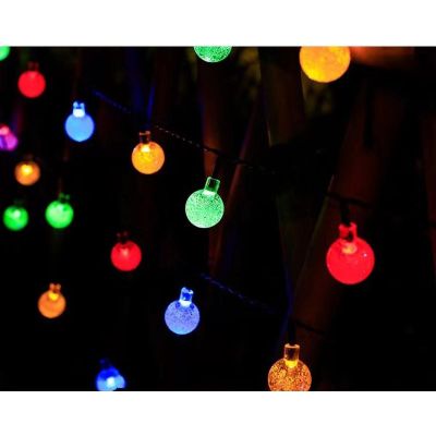 4. SOLAR GARDEN LAMP GARLAND SOLAR CHAIN 4.9M 40LED MULTICOLOR