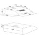 2. Under-cabinet hood AKPO WK-7 P 3050 WHITE (500mm; white)