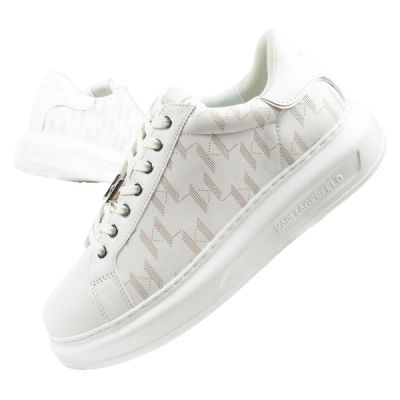 Karl Lagerfeld Kapri men's shoes sneakers natural leather white