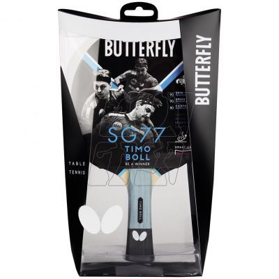 3. Butterfly Timo Boll Ping Pong Racket SG77 85027