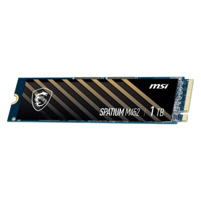 6. MSI SPATIUM M452 PCIE 4.0 NVME M.2 1TB PCI Express 4.0 3D NAND SSD Device