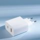 5. Xiaomi Travel Charger Combo fast charger USB-A / USB-C 33W PD white (BHR4996GL)