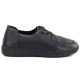 6. Jezzi JH01-1 comfortable black women's leather shoes