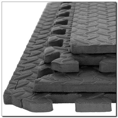 6. Dark gray puzzle mat 9 pieces 12mm HMS MP12