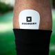 2. Proskary Mini white soccer shin guards