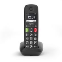 Gigaset E290 DECT/GAP analog cordless telephone black
