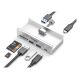 2. Equip 128968 hubs and hubs USB 3.2 Gen 1 (3.1 Gen 1) Type-A 5000 Mbit/s Aluminum
