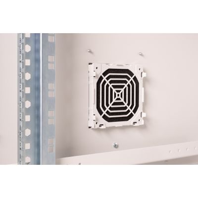 8. Digitus 19" 16U 600x600 wall-mounted network cabinet, solid door, gray, undivided, assembled, IP55, 100kg