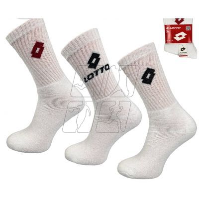 Terry socks LOTTO white 3 pairs 069609