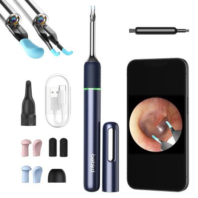 4. Bebird Note5 Blue Otoscope with Camera for Ear Cleaning 1080p