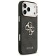 4. Guess 4G Big 4G Classic Logo Case for iPhone 17 Pro Max - Black and Gold