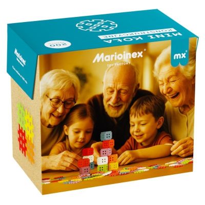 MARIOINEX Mini Waffle Blocks Set of 200 pieces