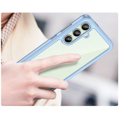 6. Outer Space Case with Gel Frame for Samsung Galaxy S24 FE - Blue