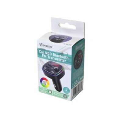 3. VAKOSS CAR TRANSMITTER RGB/ FM/ BLUETOOTH/ USB / 3.1A TC-B439