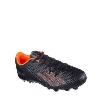 2. Skechers SKX_2 Kids' Soccer Shoes Black and Orange 252160L