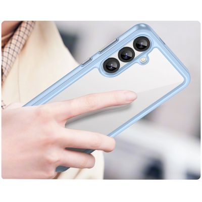 4. Outer Space Case for Samsung Galaxy A36 Cover with Flexible Frame - Blue