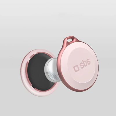 4. SBS Track My Circle Waterproof IP65 Locator Compatible with Apple Find My - Pink