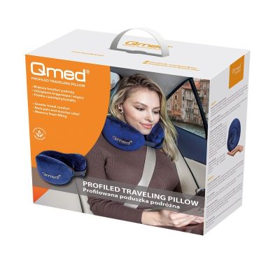 3. TRAVELING QMED contoured travel pillow