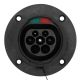 2. AKYGA EV TYPE 2 Socket, 1-Phase, Male, AK-SC-E25