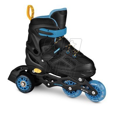 12. Spokey Quattro 4IN1 inline skates SPK-943432 size 30-33 BK/DBL