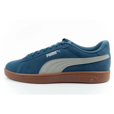 2. Puma men's sports shoes sneakers Smash 3.0 leather classic fashionable blue