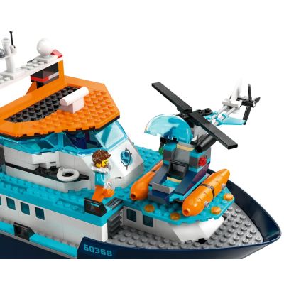 6. LEGO City 60368 Arctic Explorer Boat