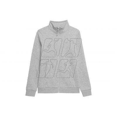 Sweatshirt 4F W 4FSS23TSWSF371 cool light gray malange