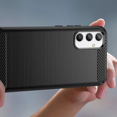 5. Carbon Case case for Realme 10 Pro flexible silicone carbon cover black