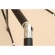 19. GARDEN UMBRELLA WITH LED LIGHTING 300 CM BEIGE