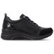 8. Women's wedge sneakers black Remonte Rieker D0T22-03