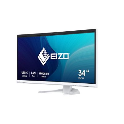 4. EIZO FlexScan EV3450XC-WT 34.1" flat screen - 86.6 cm