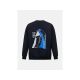 3. Men's PEAK PERFORMANCE M Terry Graphic Crew sweatshirt, black