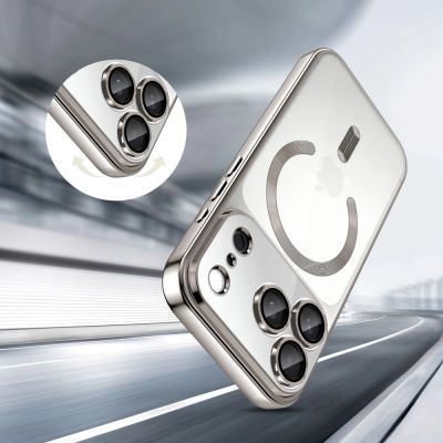 4. Tech-Protect MagFlex MagSafe case for iPhone 17 Pro - transparent silver