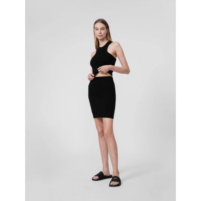 4. Women's ribbed knit crop top 4F