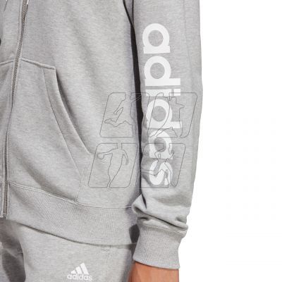 5. adidas Essentials Linear Full-Zip French Terry Hoodie W IC6866