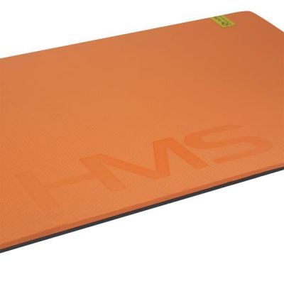 3. HMS Premium MFK01 Orange-Black Club Fitness Mat with Holes