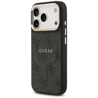 2. Guess 4G PU Classic Logo MagSafe case for iPhone 17 Pro - black