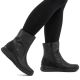 7. Rieker L7760-00 women's waterproof black ankle boots