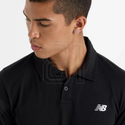 9. New Balance Jersey Polo Shirt M MT51504BK