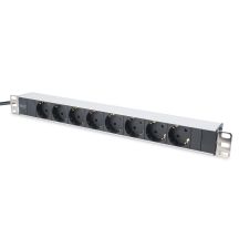 DIGITUS DN-95401 RACK strip (8 x UTE; 16 A; 2 m; black)