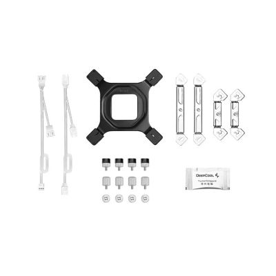12. Deepcool K AG620 White ARGB V2 Cooler